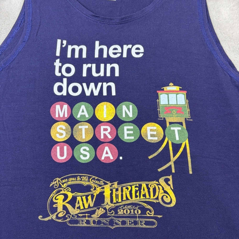 Raw Threads Disney Main St Sleeveless Tank Top Women's Size L - Picture 2 of 7